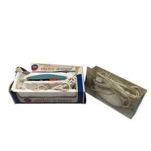 Vintage Boye Electric Scissors W Light #921 & Traum Scissors Either Hand